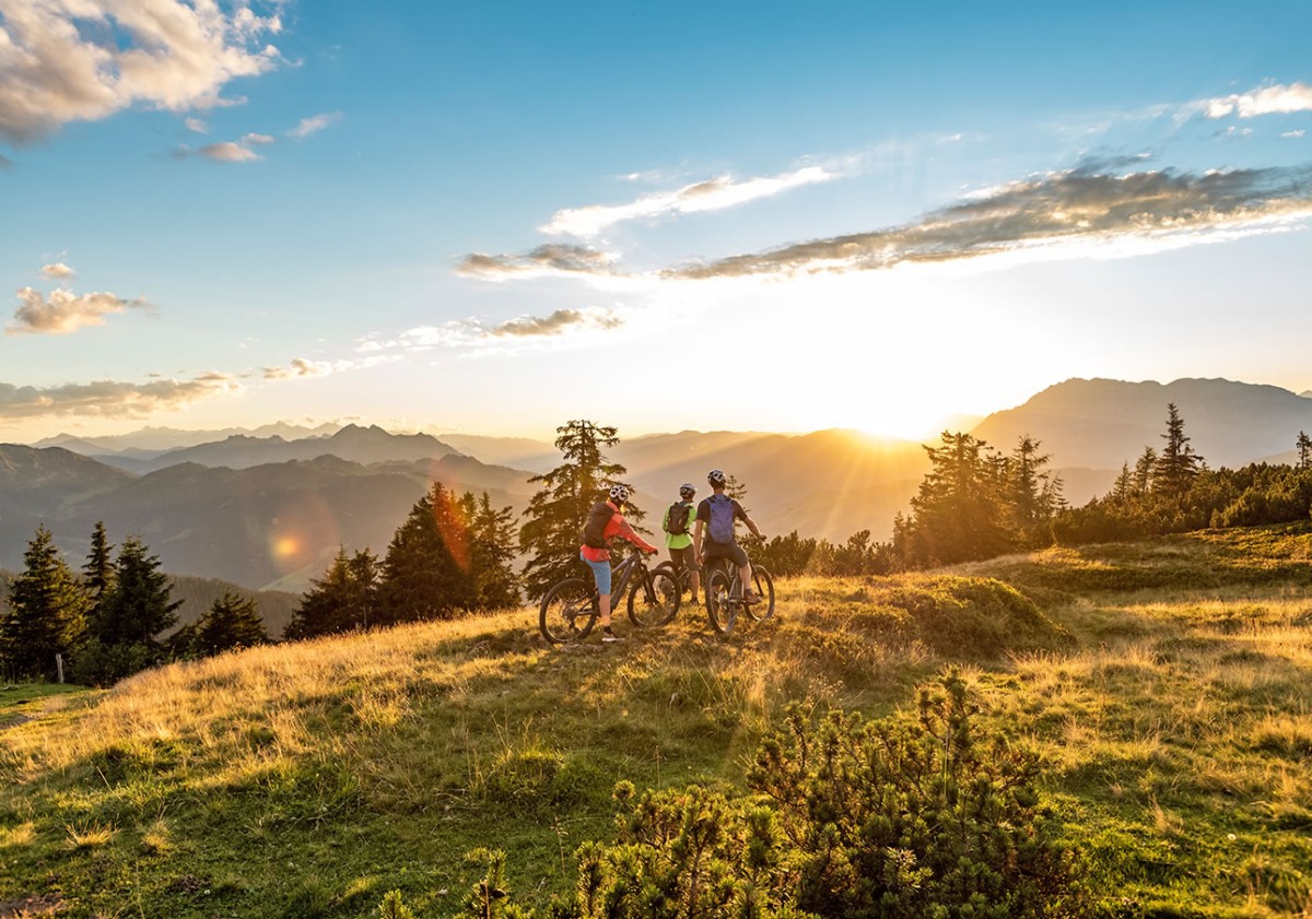 Mountainbiken in der Almenregion rund um Flachau im Salzburgerland