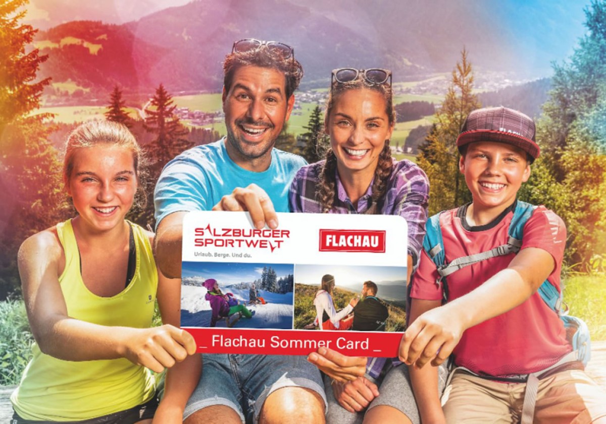 Familie mit Flachauer Sommercard